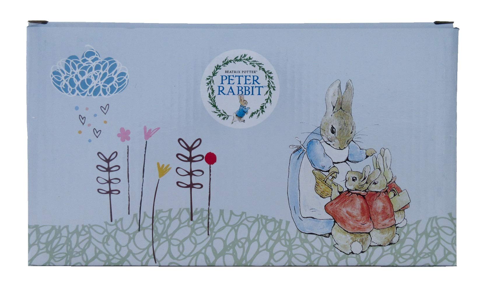 Amazon.co.jp: 英国 ピーターラビット フィギュア 陶磁器 貯金箱